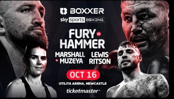 Hughie Fury vs Christian Hammer live stream