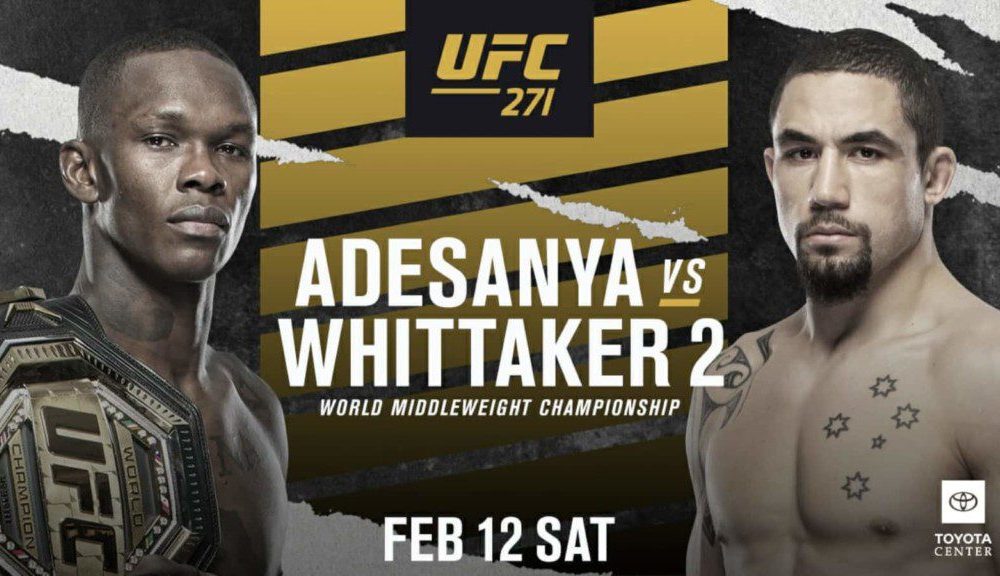 UFC 271 Israel Adesanya Vs Robert Whittaker 2 Live Stream - Sportszion