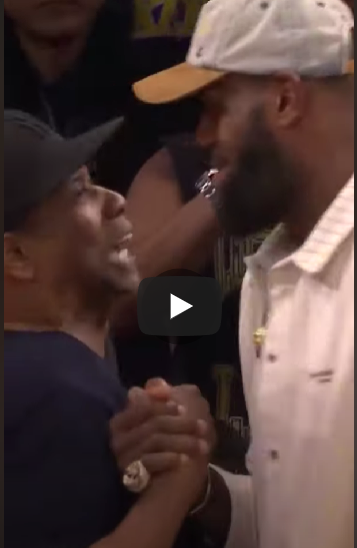 LeBron meets Denzel