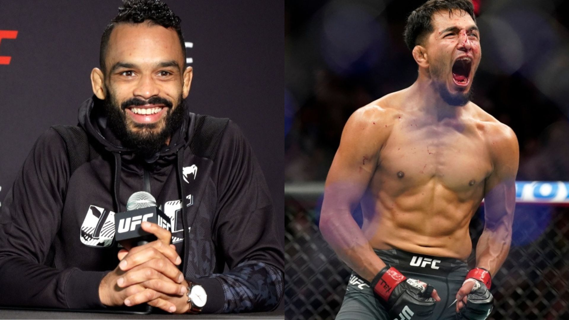 Rob Font speaks in a UFC interview