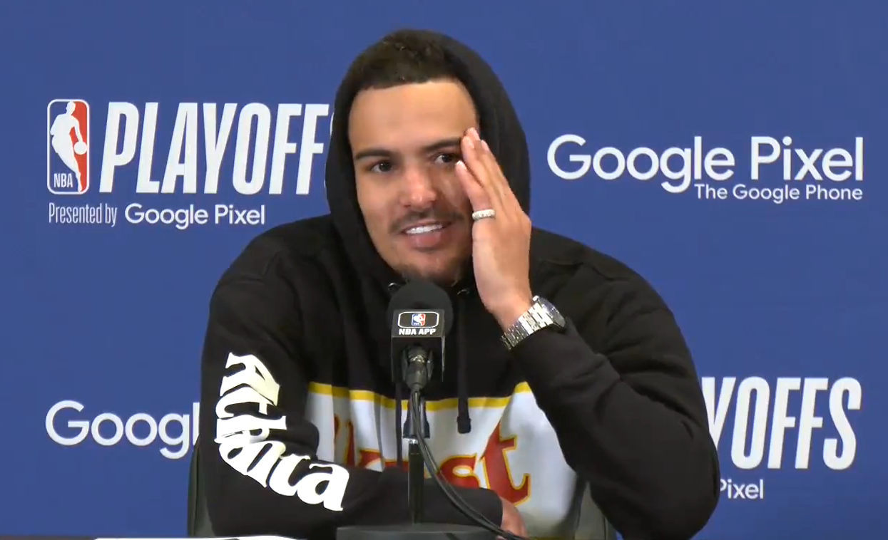 Hawks star Trae Young's defiant response to 'F**k Trae Young' chants from  Celtics crowd