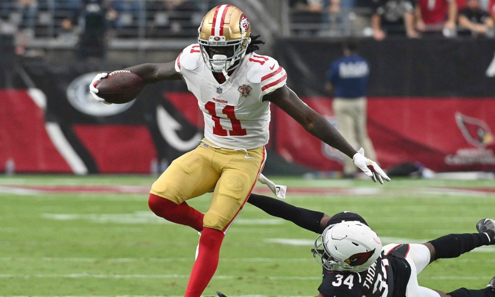 49ers' GM John Lynch Dismisses WR Brandon Aiyuk Trade Rumors Hoping To ...