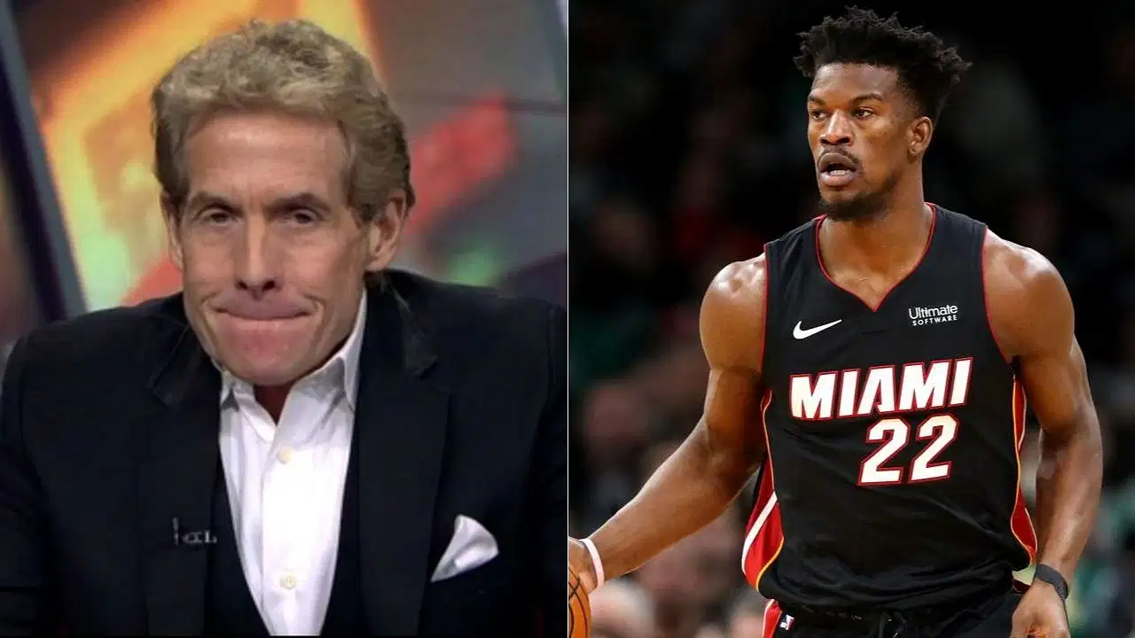 Jimmy Butler and Skip Bayless