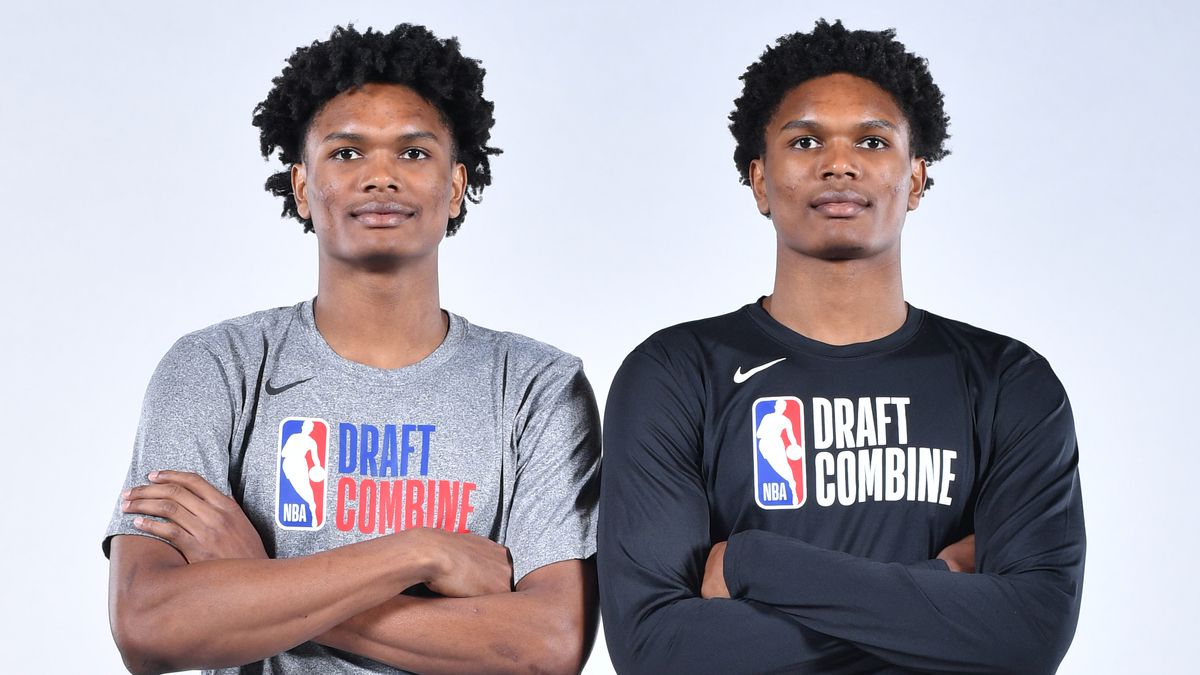 Who are Thompson twins picked by Rockets and Pistons? Looking at