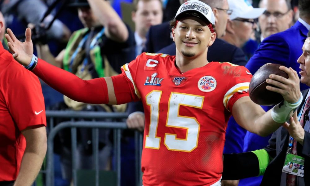 Chiefs’ Patrick Mahomes launches $140 Impact FLX football shoe with ...