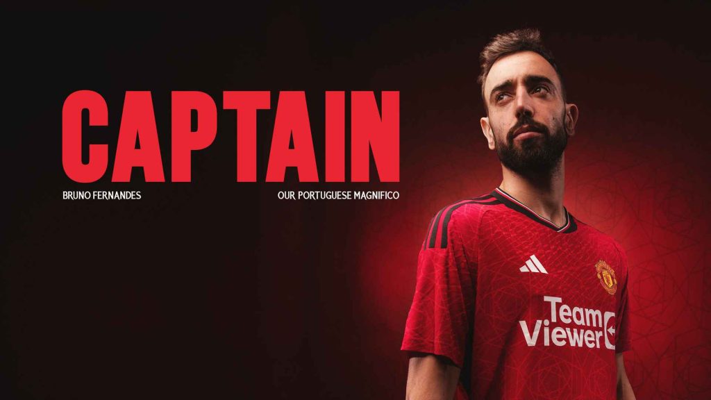 Manchester United captain Bruno Fernandes