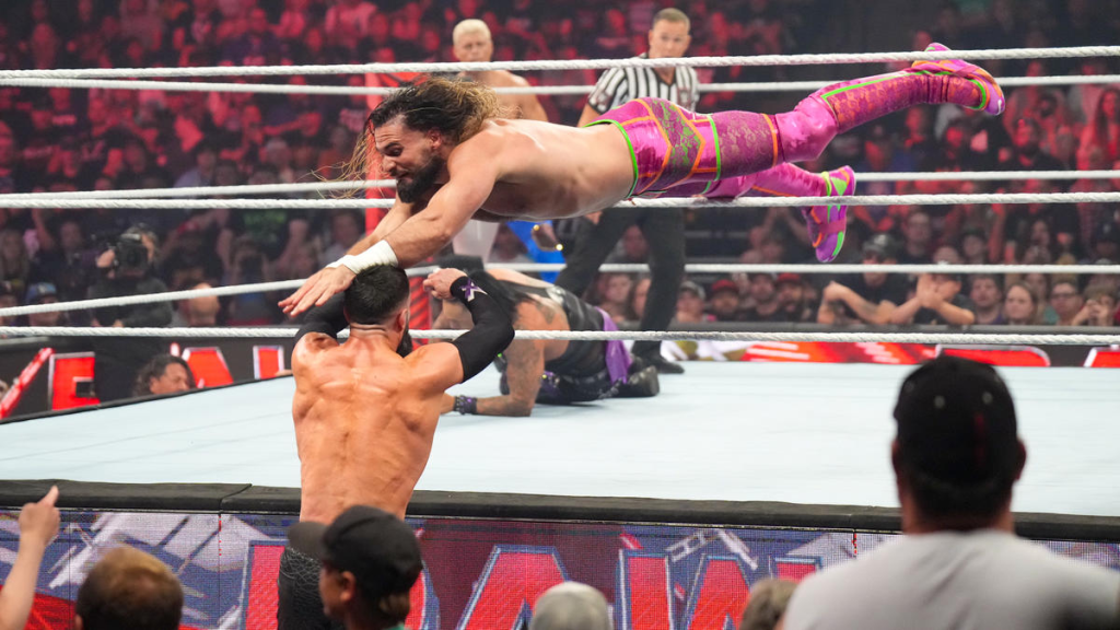 After Defeating The Judgment Day Shinsuke Nakamuras Attack On Seth Rollins In Wwe Raw Sets 