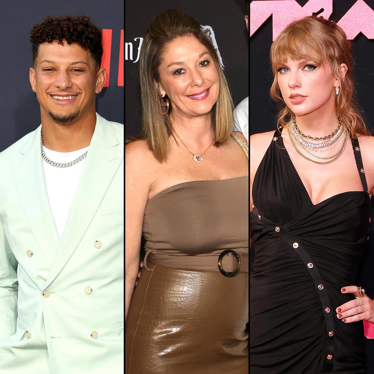 Patrick Mahomes, Randi Mahomes and Taylor Swift