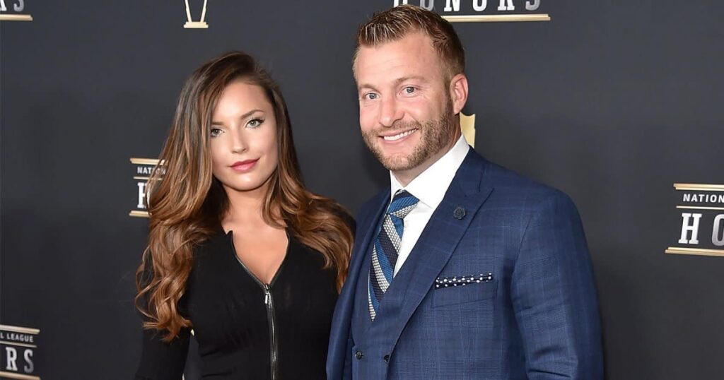 Sean McVay's and Veronika Khomyn