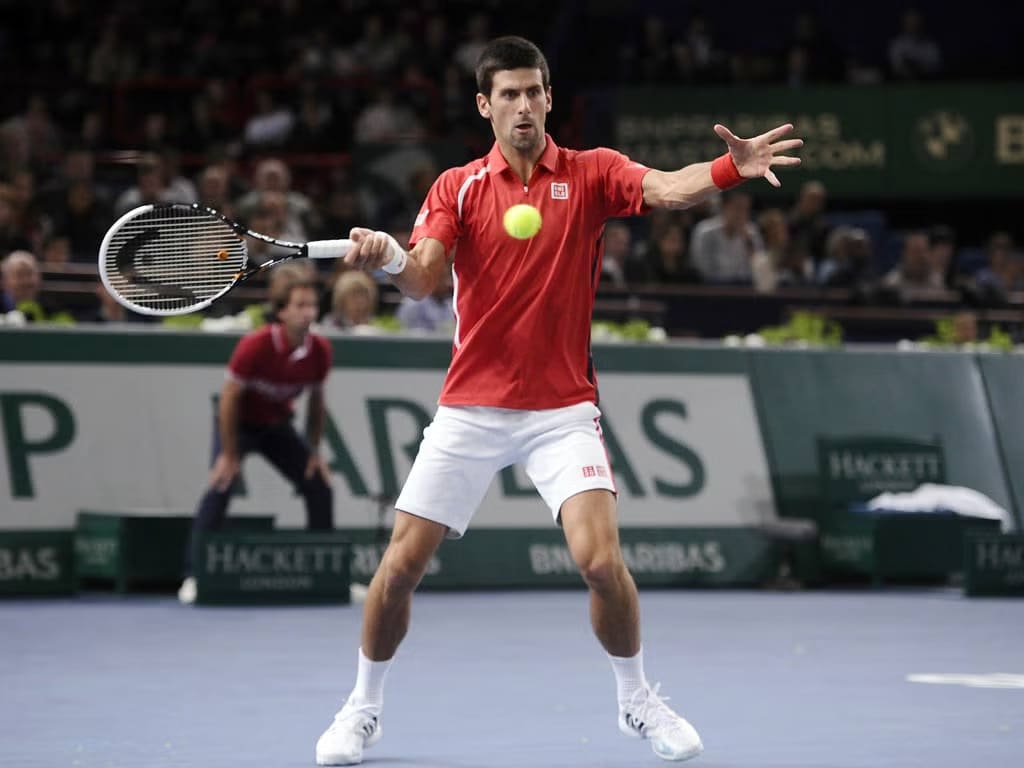 Novak Djokovic at 2012 Paris Masters