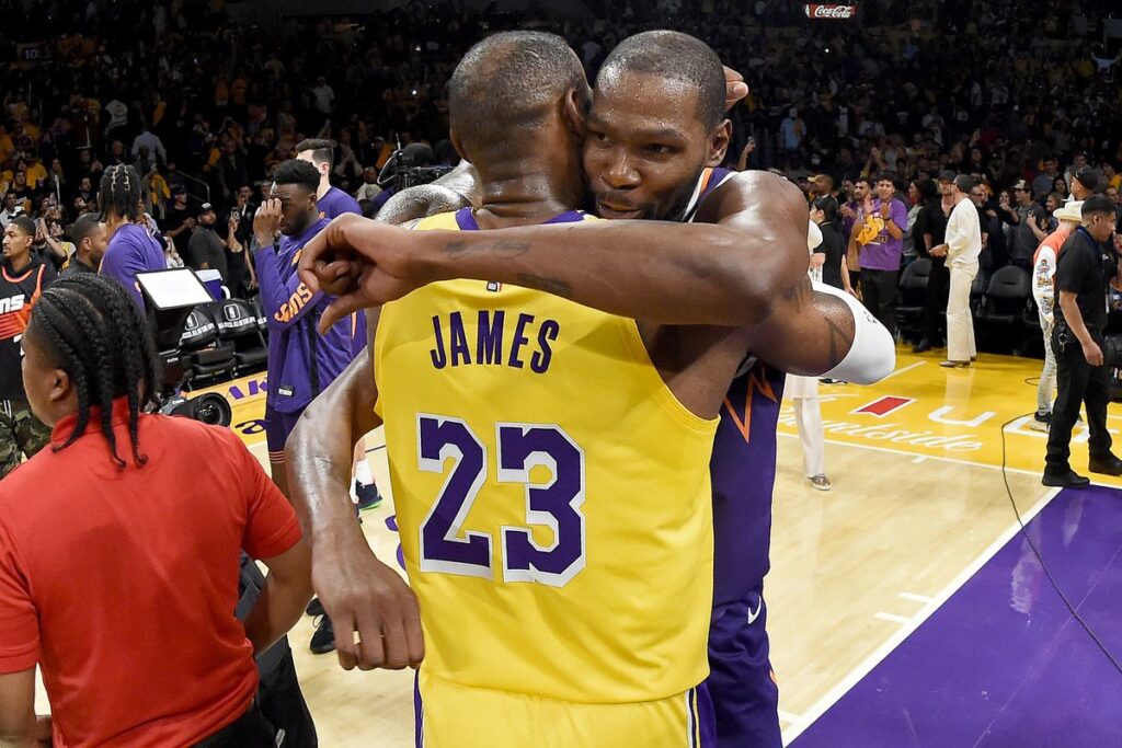 Lebron James and Kevin Durant