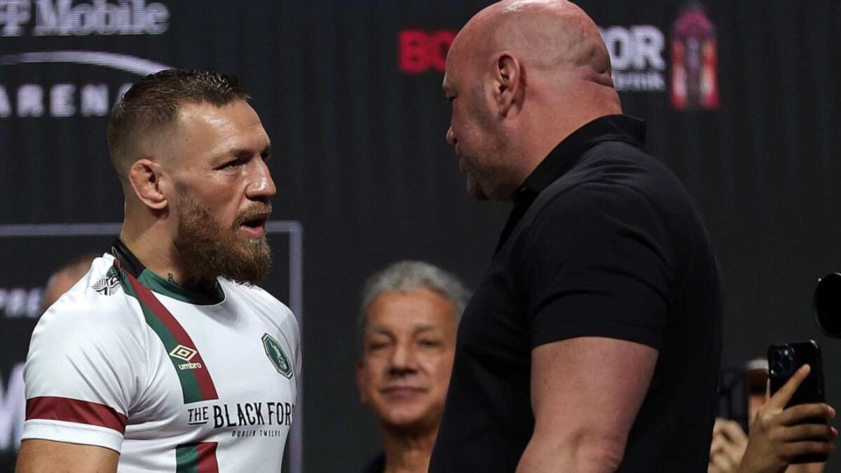 Dana White declines rumors Endeavor's Top Rank Boxing acquisition and remained silent on McGregor's plea