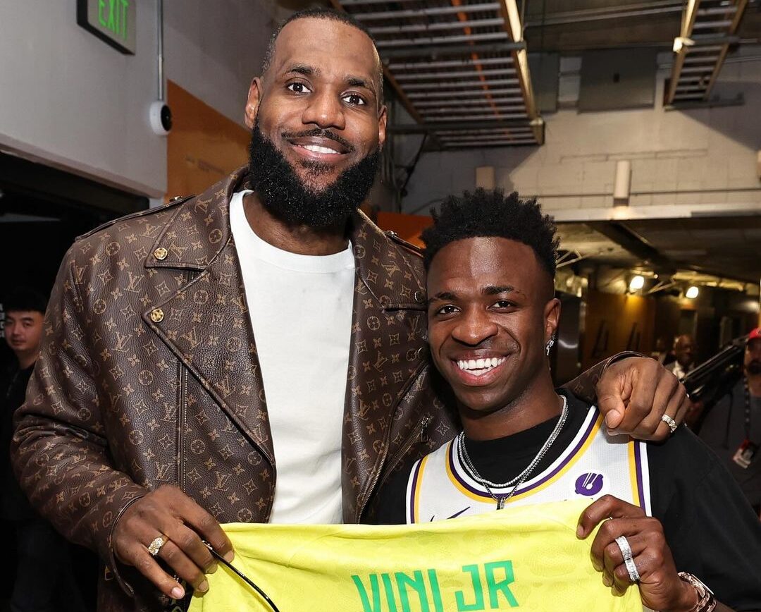 Lebron James and Vinicius Jr. unite in Nike Collaboration.