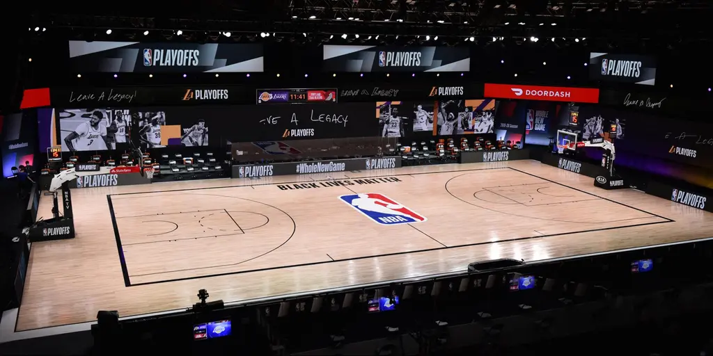 The Main Court of the 2020 NBA Bubble.