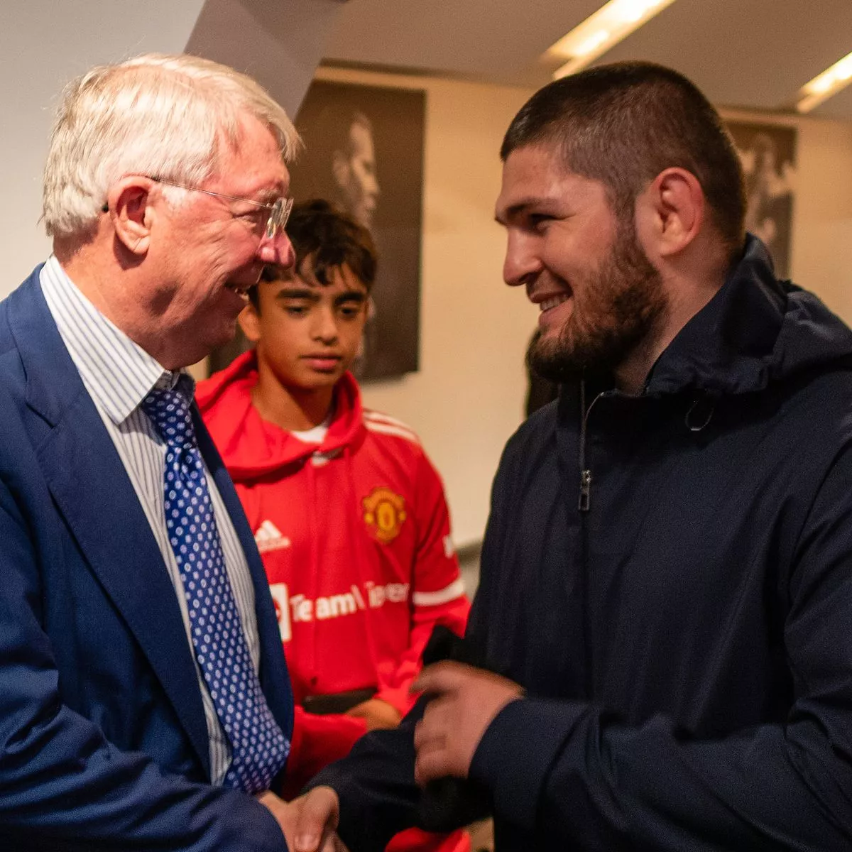 Khabib Nurmagomedov and Alex Ferguson