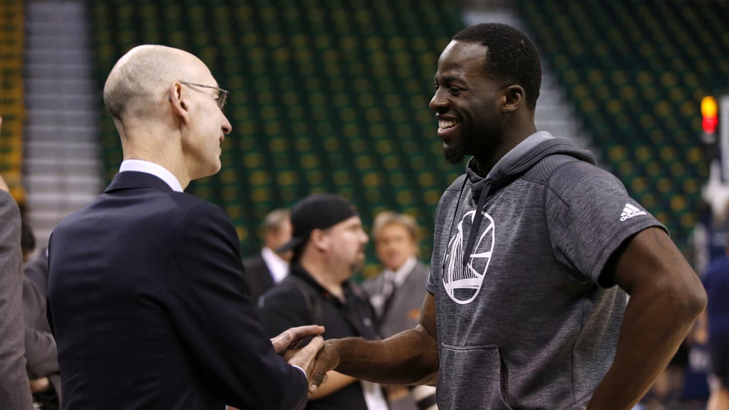 Adam Silver stops Draymond Green from making a 'rash' decision in retiring.