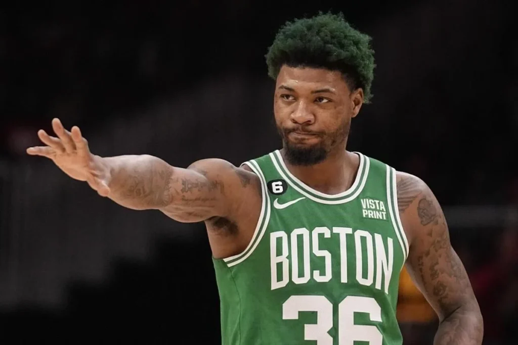 Marcus Smart in Celtics, AP Photo