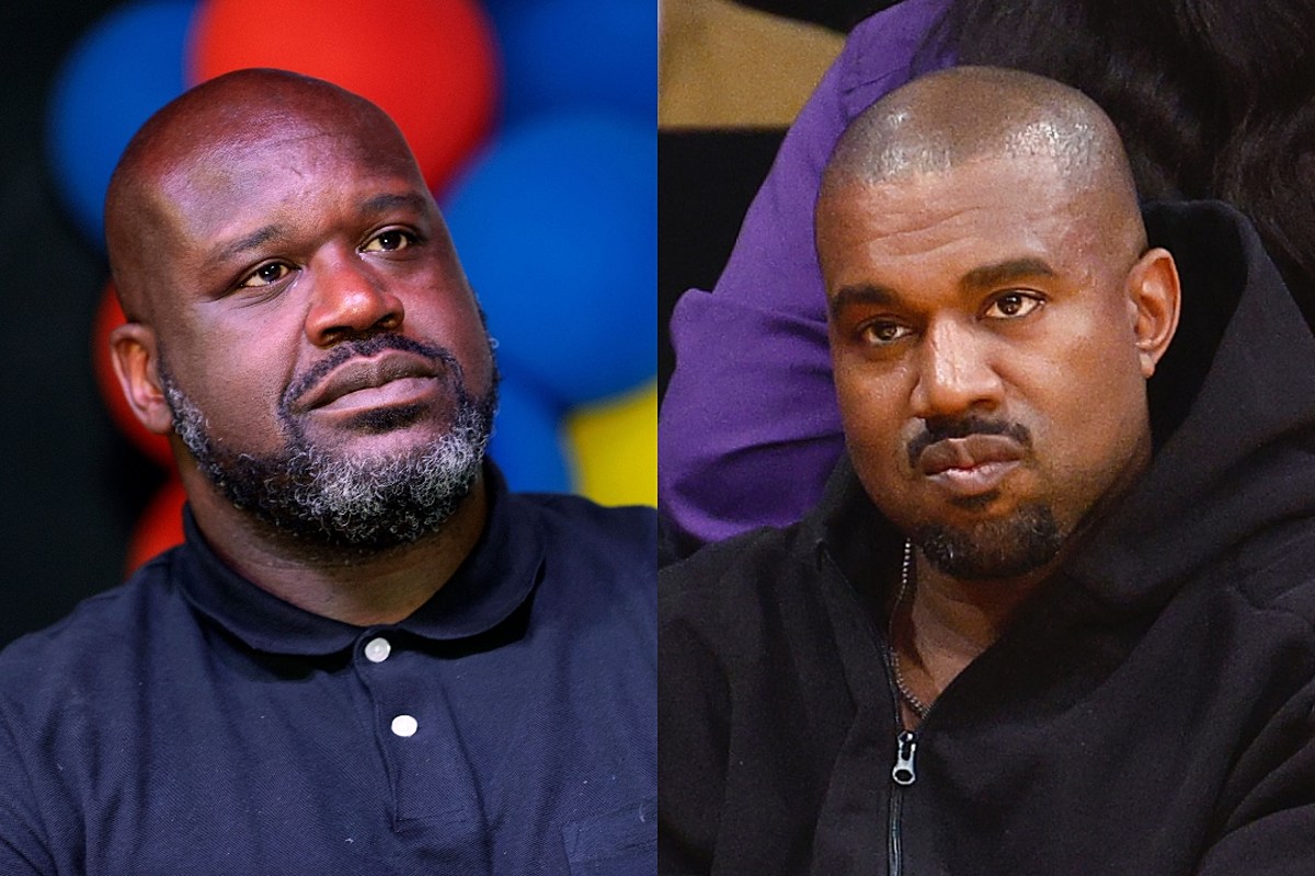 Shaq and Kanye West