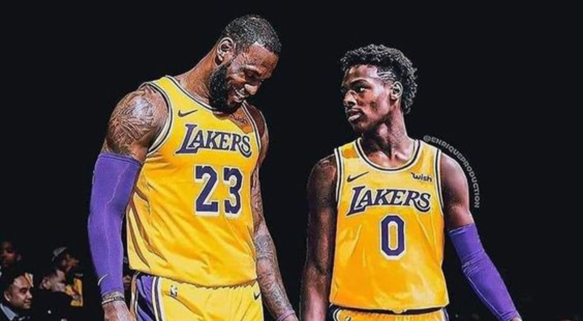 LeBron James and Bronny James