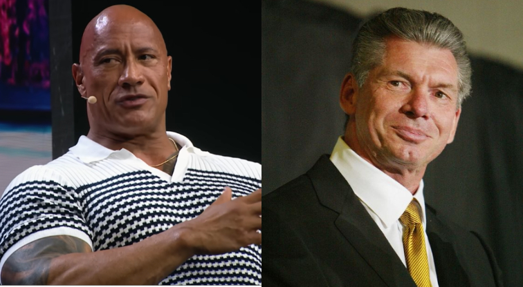 The Rock and Vince McMahon