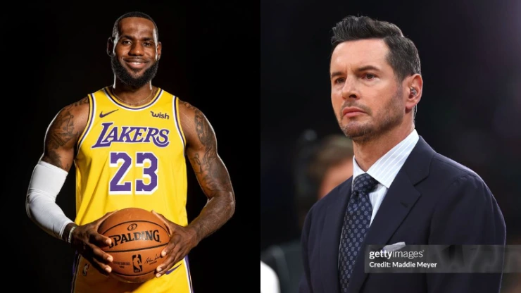 JJ Redick and LeBron James