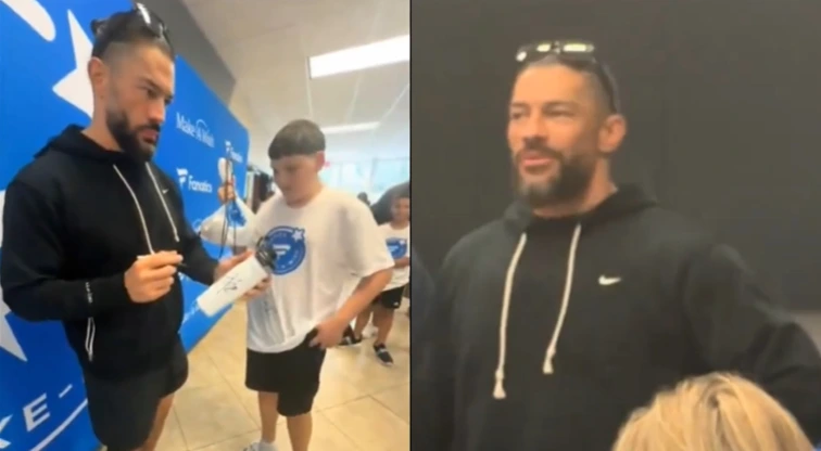 Wholesome Roman Reigns Make-A-Wish Appearance Bring Surprise For Numerous Children