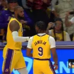 Lakers’ LeBron James and Son Bronny Make History in Their First Pro Game Together as Father-Son Duo