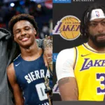 Anthony Davis Opens Up About LeBron James and Bronny James as teammate