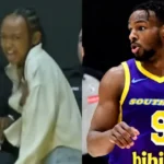 LeBron's Daughter Zhuri Hillarously Freaks Out After Bronny James' Sweaty Hug