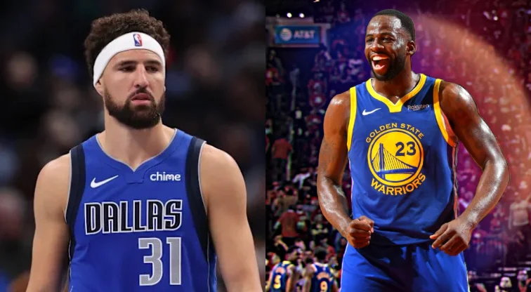 Draymond Green and Klay Thompson