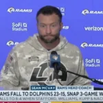 Los Angeles Rams Coach Sean McVay Addresses Team’s Sloppy Performance