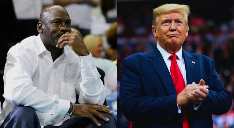 Michael Jordan and Donald Trump