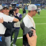 Harbaugh Brothers Share Touching Midfield Moment Before Their 3rd Face-Off