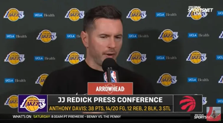 JJ Redick On How Lakers Show Heart In Victory Over Raptors