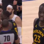 Draymond Green Gets Into Heated Exchange with George Niang During Monday Night Match