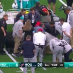 Dolphins Wide Receiver Grant DuBose Hospitalized Following Scary Hit to Head