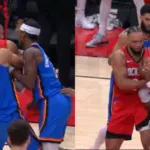 Dillon Brooks and Shai Gilgeous' Alexander On-Court Brawl Explained in the Rockets vs OKC Showdown