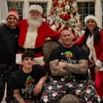 Randy Orton Enjoys Festive Moment with wife Kim and Family at Christmas Party