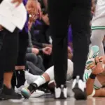 Jayson Tatum Exits Game vs. Kings After Ankle Sprain Scare