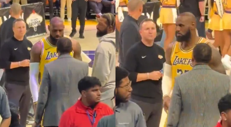 “Keep My Son Out of This Sh**” – LeBron James Storms Out of Huddle to Confront Stephen A Smith